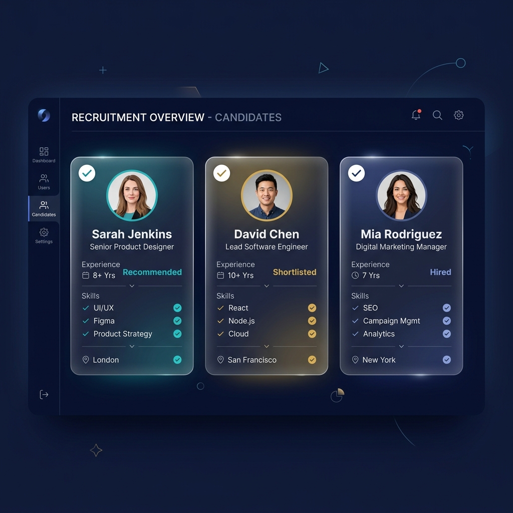 Top 3 Curated Candidates